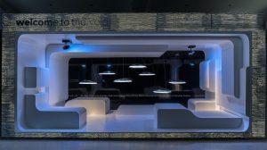 Инсталляция Welcome to the void. Освещение